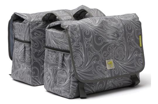 Tas New looxs mondi joy dubbel isis grey