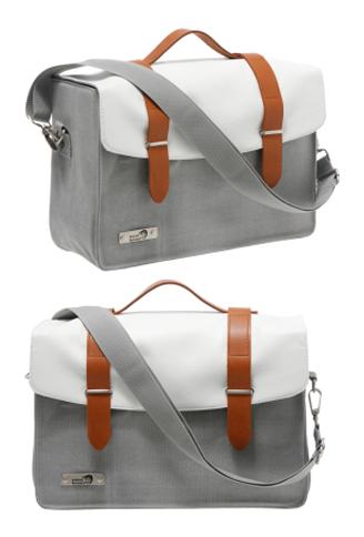 Tas New looxs bolzano enkel canvas grijs